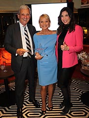 Dieter Hermann, Uschi Glas, Moderatorin Alexandra Polzin (©Foto:Martin Schmitz)